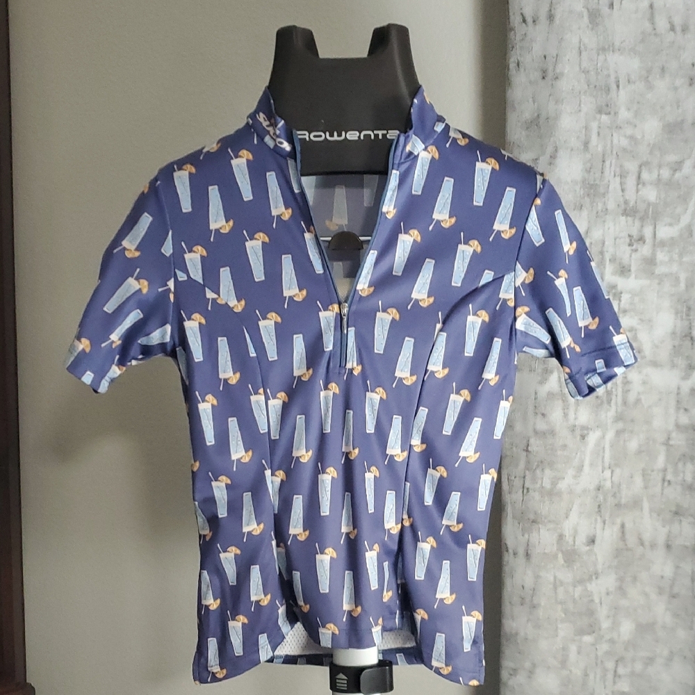 Sugoi Women's Cycling Jersey XS/S – Fun‎ Drink Print – Lightweight & Breathable